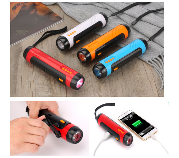 行者5合1汽車工具（手電筒熊昌、移動(dòng)電源绽榛、FM收音機(jī)、防盜報(bào)警器）