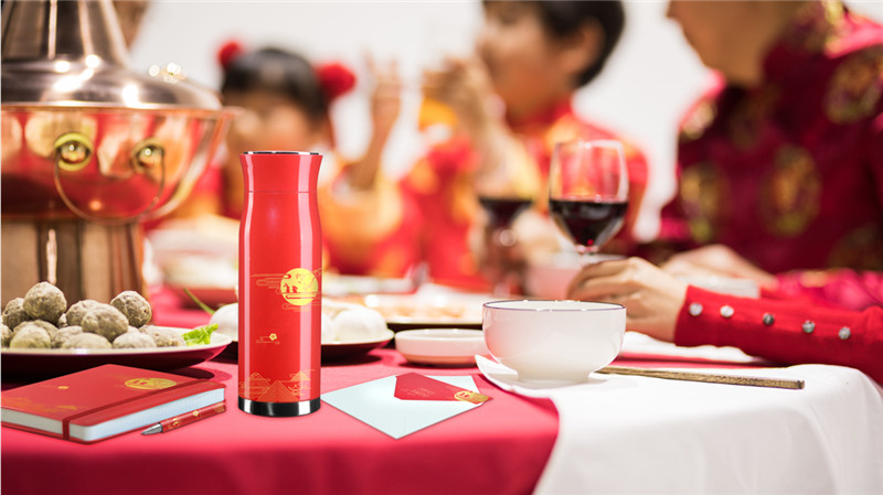 中秋有禮商務(wù)禮品套裝（保溫杯、筆記本误澳、筆）
